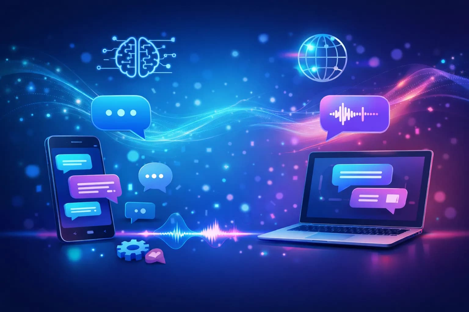 Abstract space background placeholder